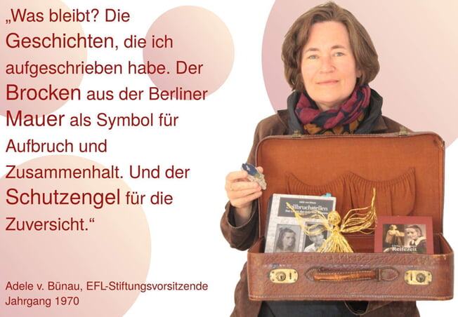 Die Schatzkiste meines Lebens - Ausstellung "Was bleibt" - Adele von Bünau gibt Tipps in einer Schreibwerkstatt