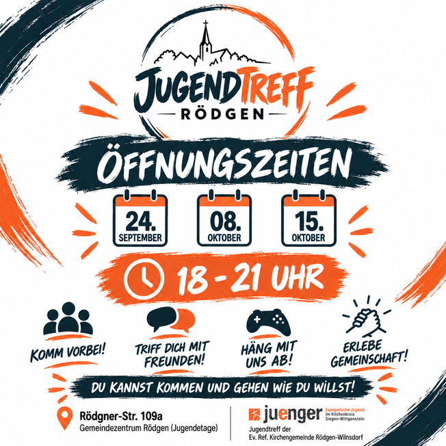 Jugendtreff R&ouml;dgen hat offen